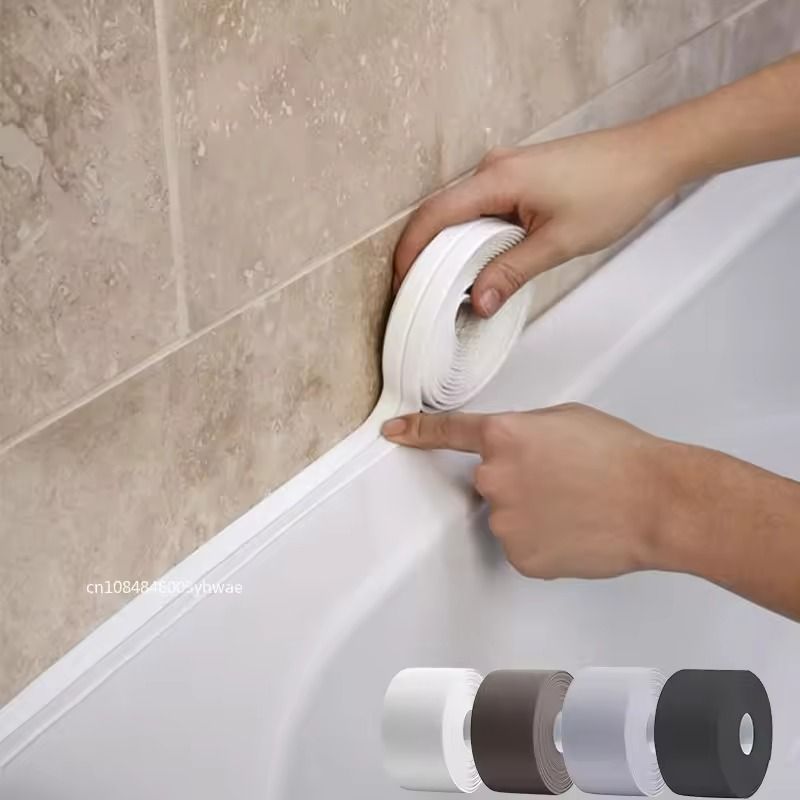 PVC Waterproof Self-Adhesive Sealing Tape – Oil-Proof Caulk Strip for Kitchen & Bathroom