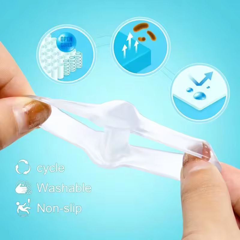 Premium Silicone Toe Spacers  6Pack Soft Durable  Reusable Toe Separators For Foot Comfort 4
