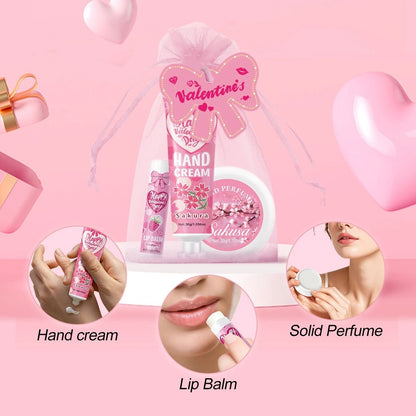 20 Piece Gift Set With Lip Balm Hand Cream Perfume And Gift Bags 5