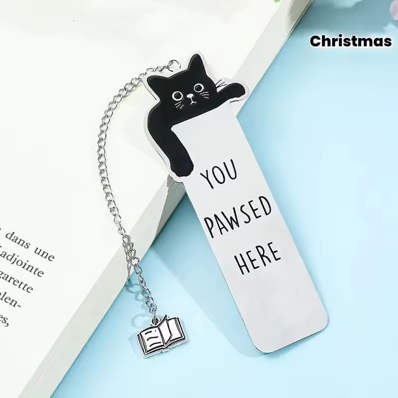 Black Cat Please Stay Bookmark 1