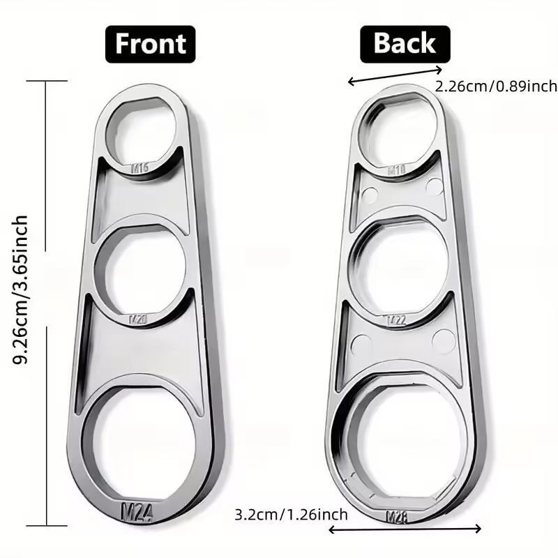 Universal 6in1 Faucet Aerator Key Wrench  HeavyDuty Zinc Tool For Kitchen  Bathroom Faucet Maintena 5