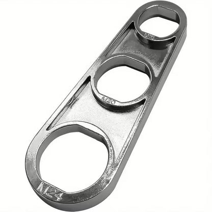 Universal 6in1 Faucet Aerator Key Wrench  HeavyDuty Zinc Tool For Kitchen  Bathroom Faucet Maintena 6