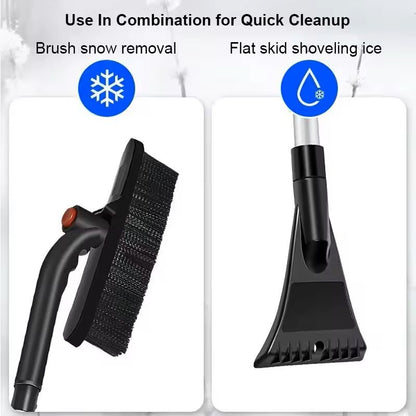 Extendable Ice Scraper  Snow Shovel Brush Winter Car Cleaner For Snow Ice  Frost Removal Car Windsh 1