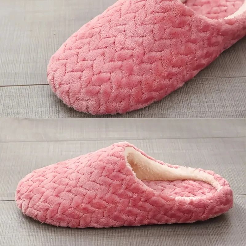 Unisex Fluffy Home Slippers  Soft Warm Lightweight Indoor Slides For Cozy Comfort 3