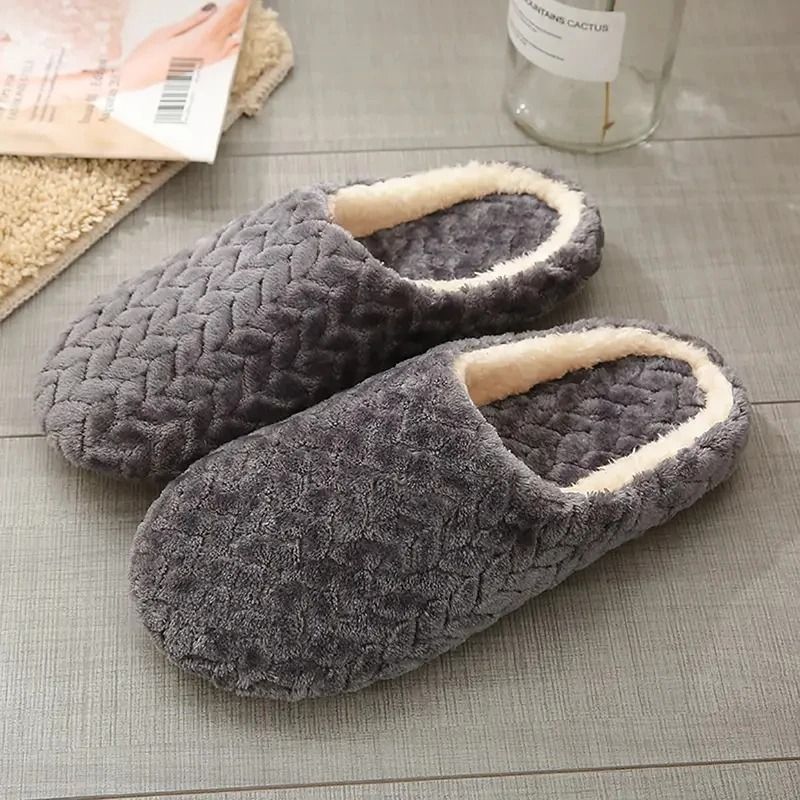 Unisex Fluffy Home Slippers  Soft Warm Lightweight Indoor Slides For Cozy Comfort 8