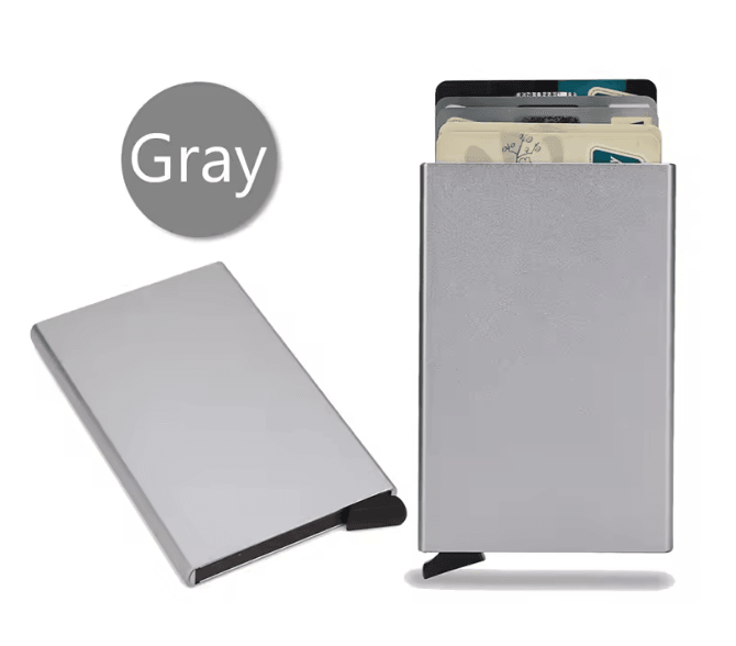 Metal Slim RFID Card Wallet 6