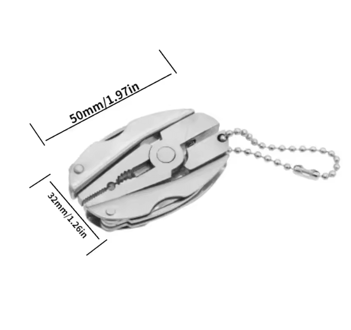 Portable Stainless Steel Multi Tool Keychain 1