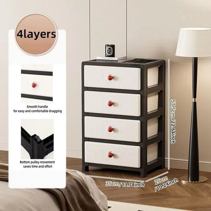 Clear MultiColor 138 In Drawer Storage Cabinet 36 Tier With Wheels 17