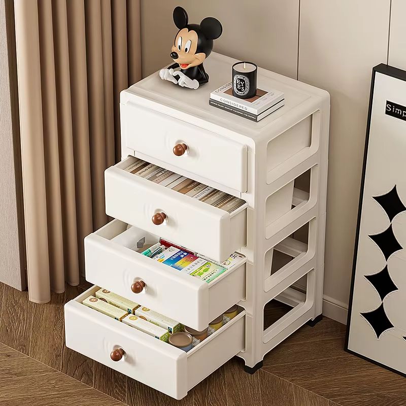 Clear MultiColor 138 In Drawer Storage Cabinet 36 Tier With Wheels 5