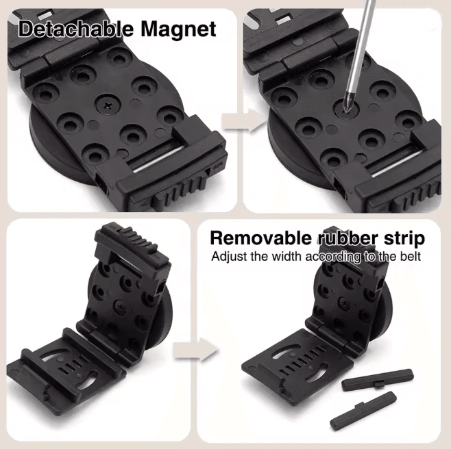 Magnetic Tool Belt Buckle Holder 3