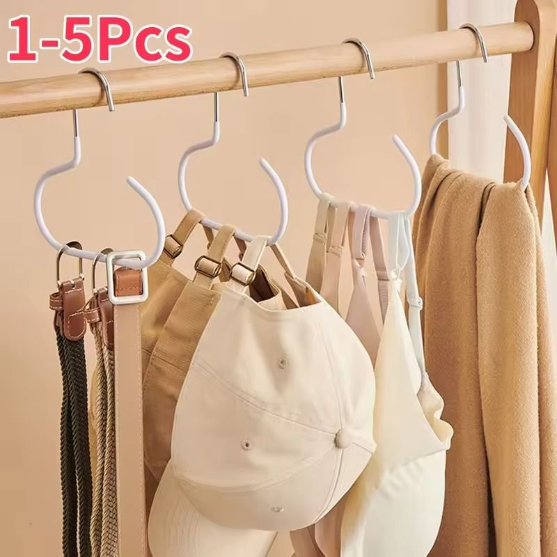 Circle Ring Hat Hanger – Non-Slip, Non-Marking Closet Hook for Hats & Accessories (1–5pcs)