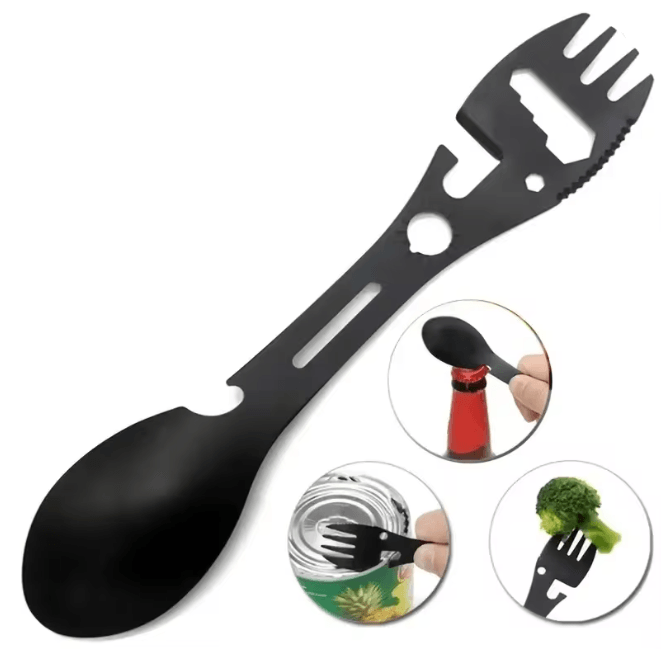 Outdoor Camping Fork Spoon Multi Tool
