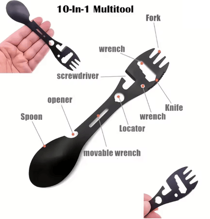 Outdoor Camping Fork Spoon Multi Tool 3