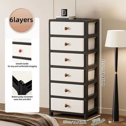 Clear MultiColor 138 In Drawer Storage Cabinet 36 Tier With Wheels 20