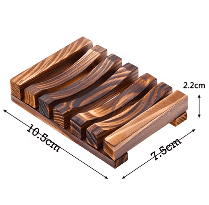 Natural Bamboo Soap Holder Tray 4