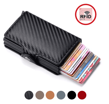 Carbon Fiber Slim Rfid Card Wallet