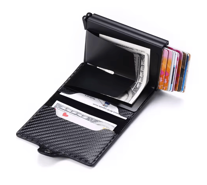 Carbon Fiber Slim Rfid Card Wallet 1