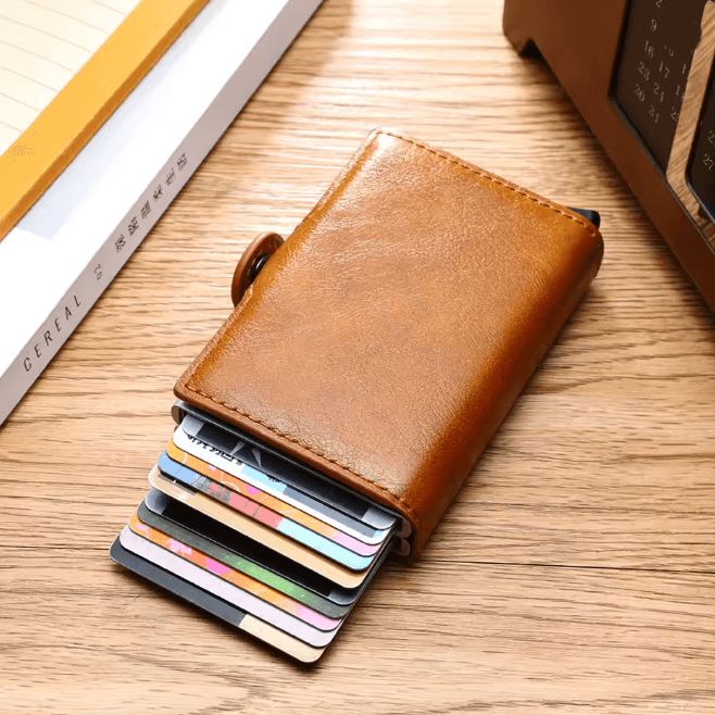 Carbon Fiber Slim Rfid Card Wallet 3