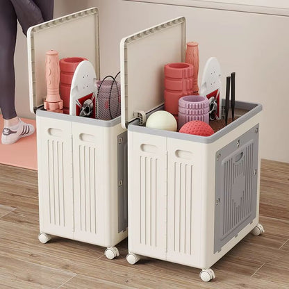 2283 Inches Foldable Storage Bin With Wheels 2