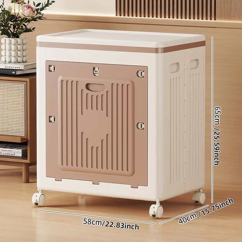 2283 Inches Foldable Storage Bin With Wheels 9