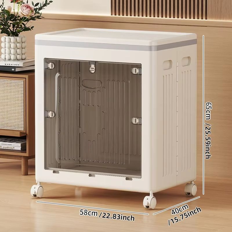 2283 Inches Foldable Storage Bin With Wheels 6