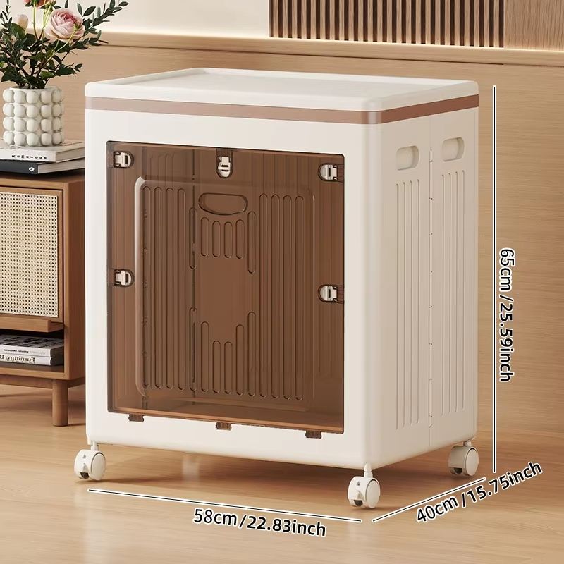 2283 Inches Foldable Storage Bin With Wheels 7