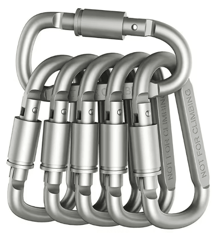 Aluminum Carabiner Clip Set