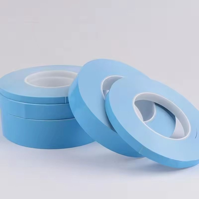 HighTemperature HeatConductive DoubleSided Tape  Blue Silicone Thermal Adhesive 5