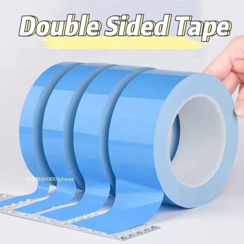 High-Temperature Heat-Conductive Double-Sided Tape – Blue Silicone Thermal Adhesive