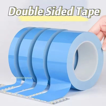 High-Temperature Heat-Conductive Double-Sided Tape – Blue Silicone Thermal Adhesive