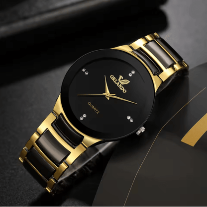 Classic Steel Quartz Business Watch