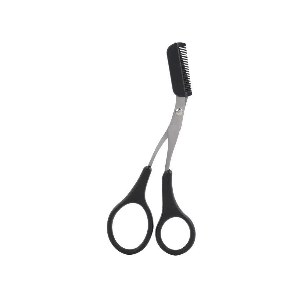 PrecisionTrim Stainless Steel Eyebrow Scissors With Comb 7