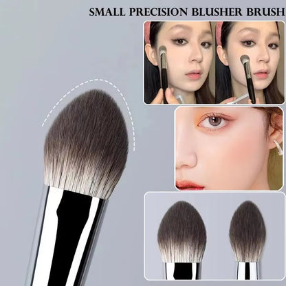 PeachHeart Precision Blush Brush for Powder Cream and Liquid Blush