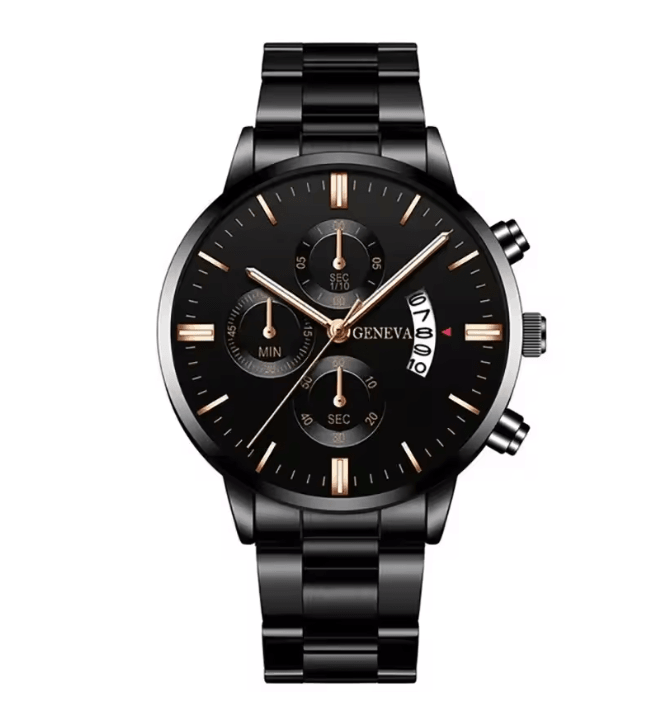 Stainless Steel Luxury Quartz Watch 5