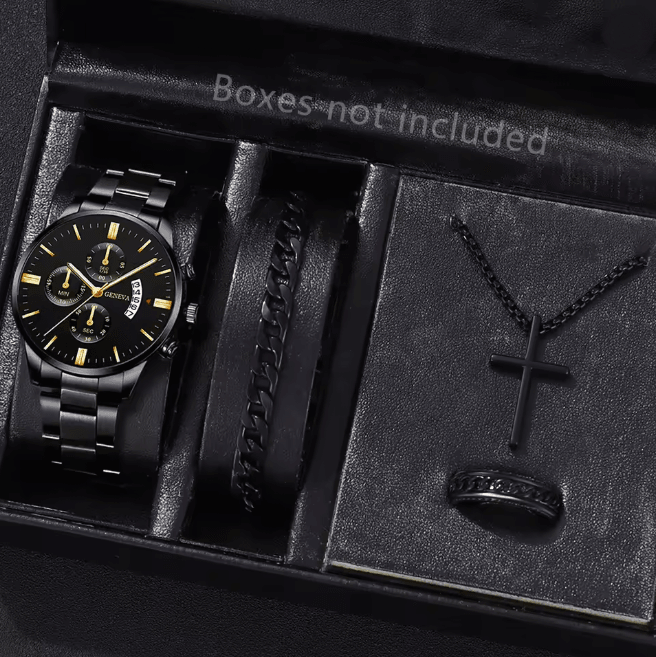 Stainless Steel Luxury Quartz Watch 8
