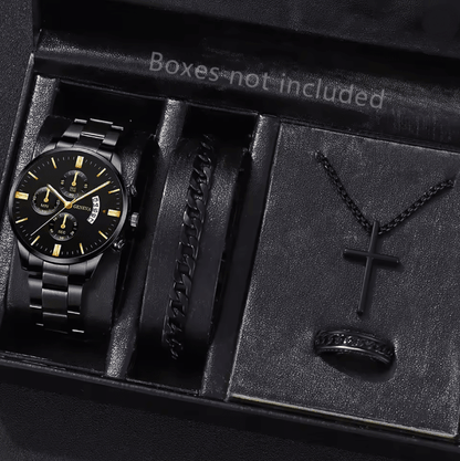 Stainless Steel Luxury Quartz Watch 8