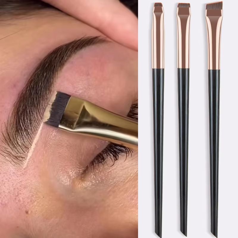 Karsyngirl Flat Fine Eyeliner and Eyebrow Brush Set