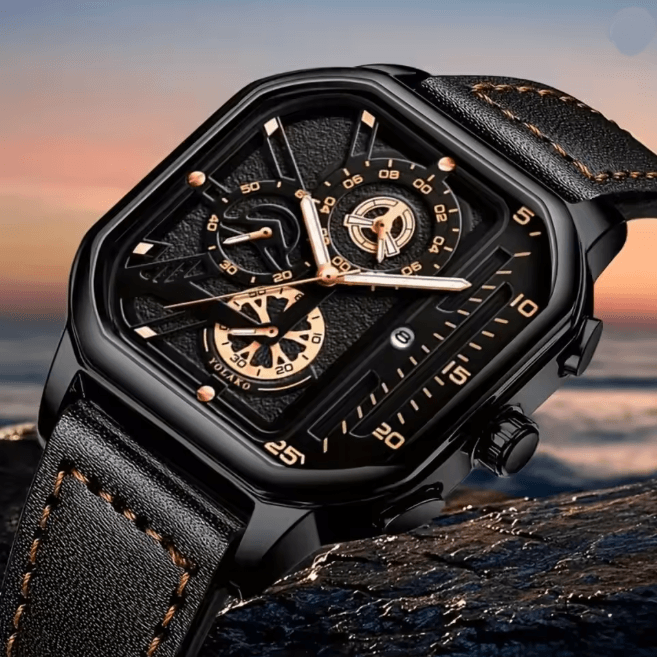 Square Dial Casual Mens Watch