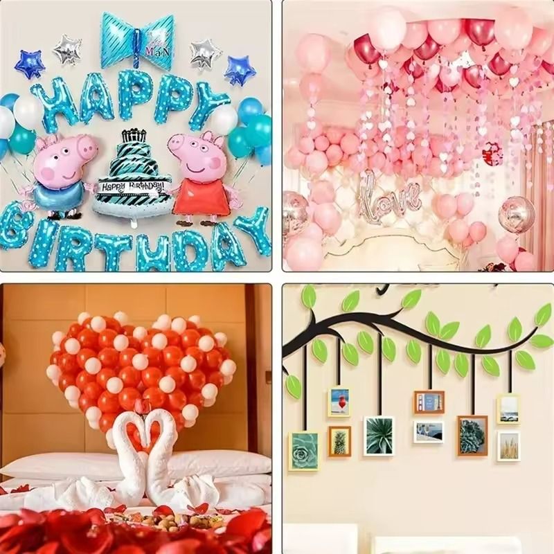Transparent DoubleSided Adhesive Dots  Removable Balloon Glue For Party Decor 100500pcs 3
