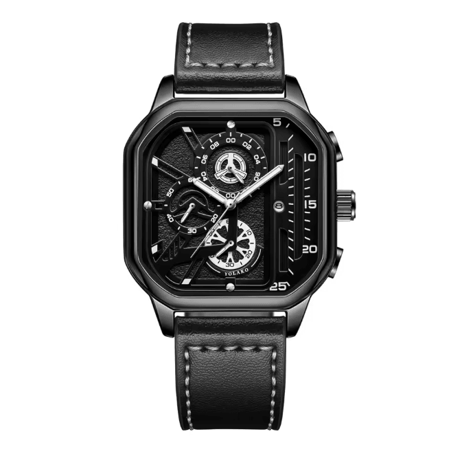 Square Dial Casual Mens Watch 5