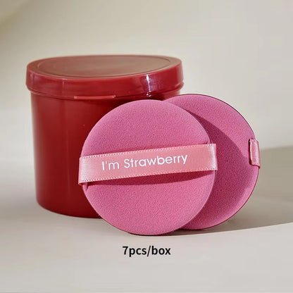 StrawberrySoft 7Piece Cosmetic Puff Makeup Sponge Set 8