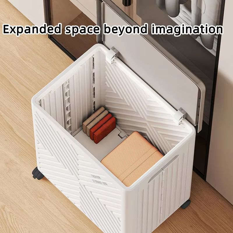 SpaceFold Large Foldable Storage Box With Wheels 3