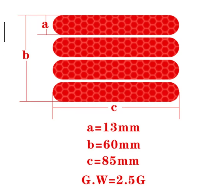 Scooter Reflective Safety Stickers 1