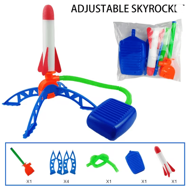 Kids Air Powered Rocket Launcher 4