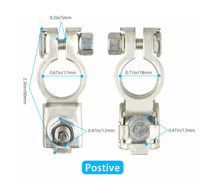 Battery Terminal Clamp Set 1