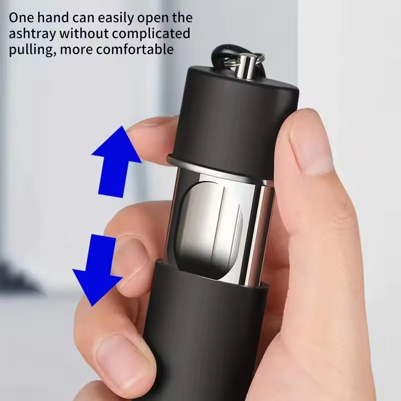 Compact Travel Pocket Ashtray  LeakProof  Durable For Car Travel Camping 3