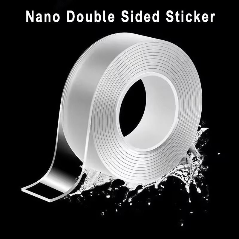 Reusable Transparent Nano Tape  DoubleSided Waterproof Acrylic Adhesive 1235M 6