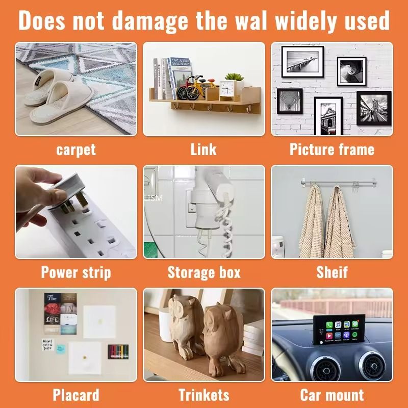 Reusable Transparent Nano Tape  DoubleSided Waterproof Acrylic Adhesive 1235M 4