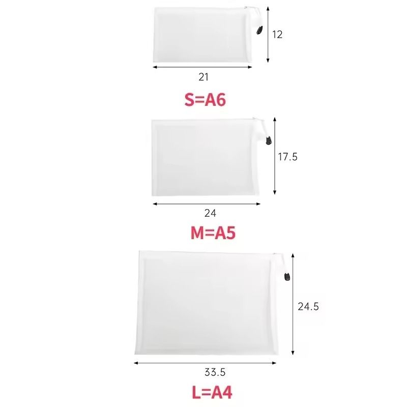 Mesh Zipper Toy Storage Bags  Transparent Building Block  Puzzle Organizers 3pcs 4