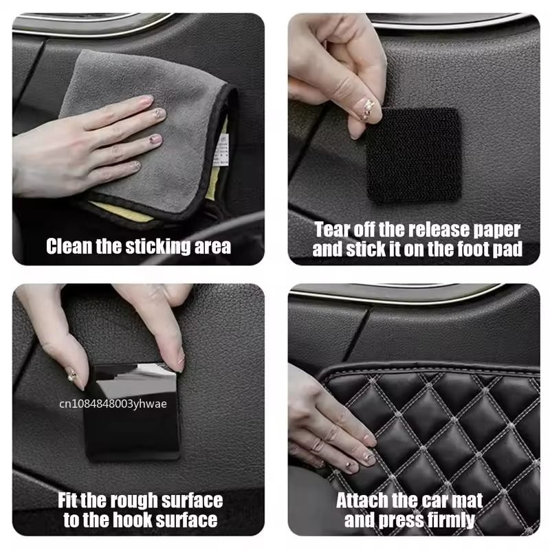 Strong SelfAdhesive Carpet Fixing Pads  DoubleFaced AntiSkid Grip Tape Patches 2